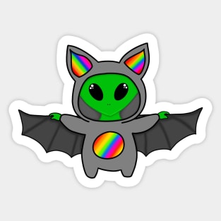 Carly The Alien Bat Sticker